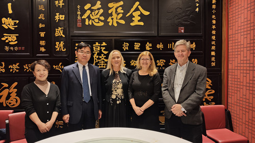 Simpson at the Chinese Embassy in Canada